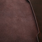 Leather MacBook Sleeve // Dark Brown (11" MacBook Air)