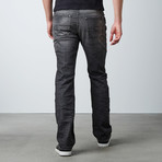 Splatter Slim Fit Denim // Faded Charcoal (36WX32L)