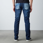 Baseline Skinny Fit Denim // Faded Medium Blue (30WX32L)