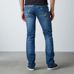 Baseline Slim Fit Denim // Dirty Medium Blue (40WX32L)