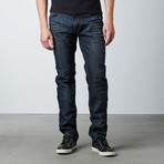 Splatter Slim Fit Denim // Faded Indigo (30WX32L)