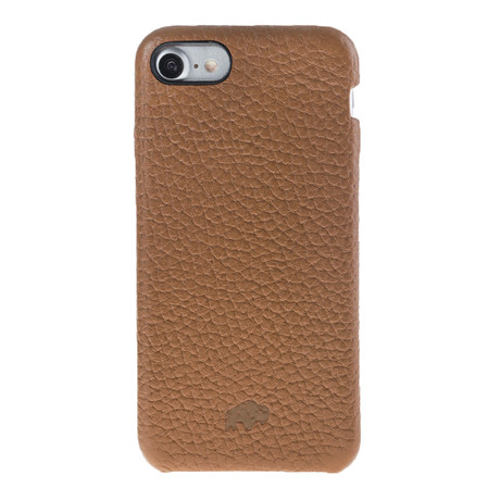 Full Cover Case // Soft Grain Tan Leather (iPhone 7)