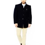 Ryan Overcoat // Dark Blue (2XL)