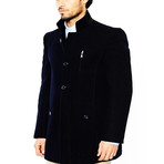 Ryan Overcoat // Dark Blue (2XL)