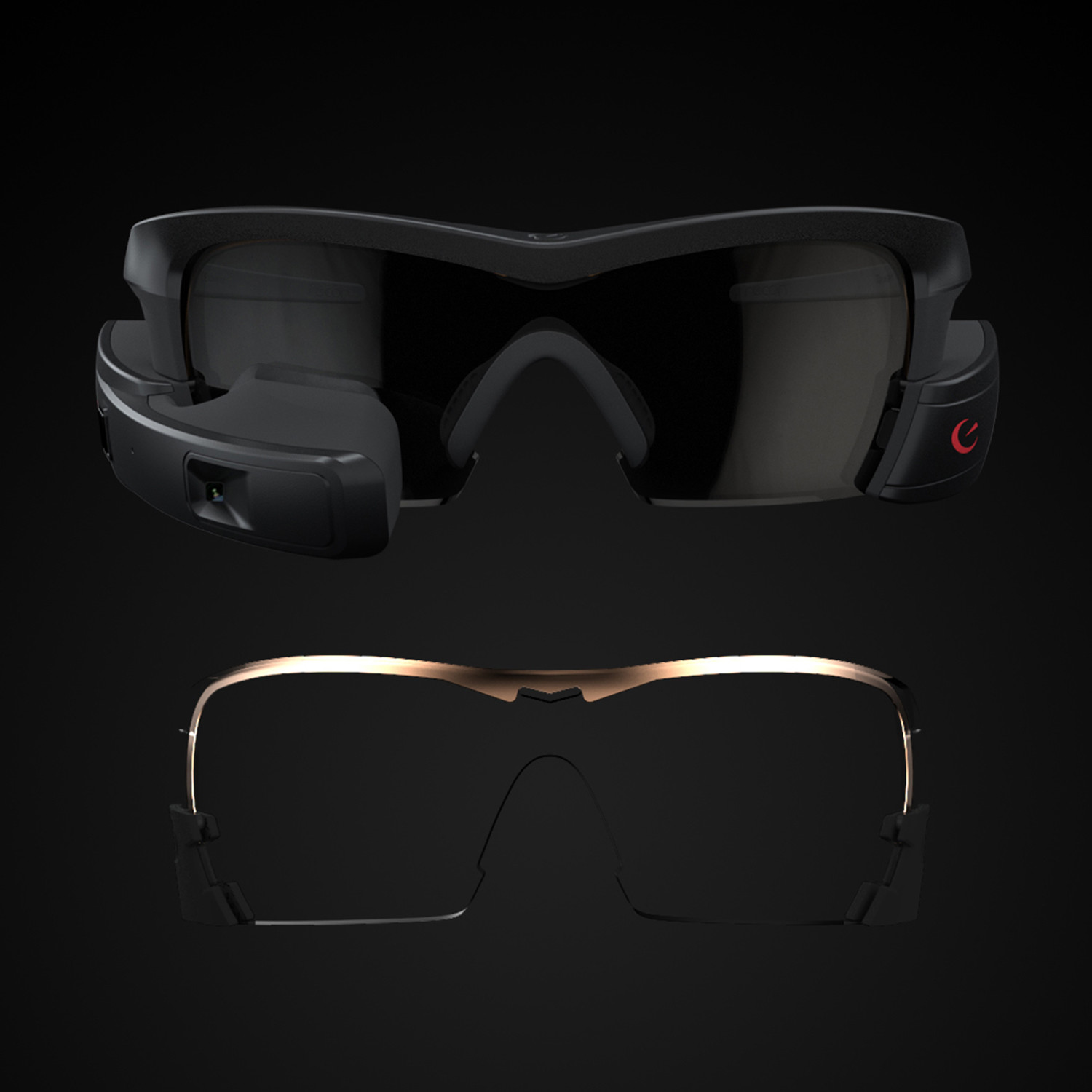 Recon Jet Smart Eyewear + Clear Lens Bundle (White) Recon Instruments