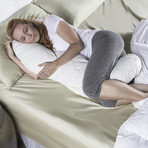 Duo Side Sleeper Pillow + Bamboo Cover