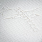 Uno Memory Foam Pillow // Snuggle Pillow For Side Sleepers (White // Bamboo Cover)