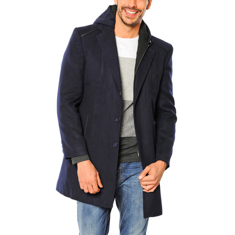 Timothy Overcoat // Dark Blue (XS)