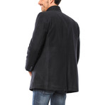 Mark Overcoat // Dark Blue (XL)