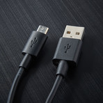 2x Turbo Charge USB Cable // Black