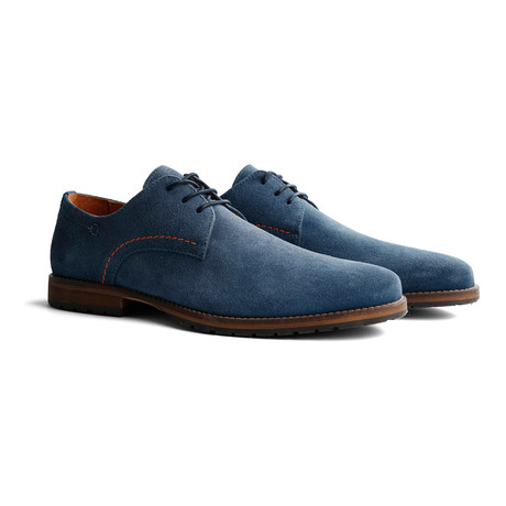 Manchester Suede Shoe // Light Blue (EUR: 40)