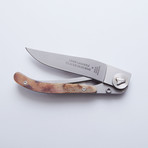 Laguiole Liner Lock Pocket Knife // Ram Horn