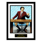 Anchorman Ron Burgundy // Signed By Will Ferrell