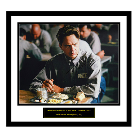 Shawnshank Redemption Andy Dufresne // Signed By Tim Robbins