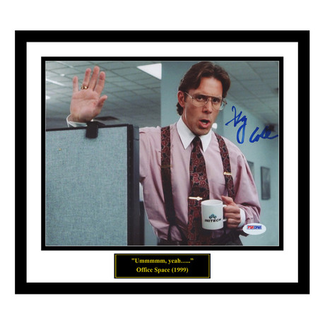 Office Space Bill Lumbergh // Signed By Gary Cole - Brigandi Collectibles -  Touch of Modern