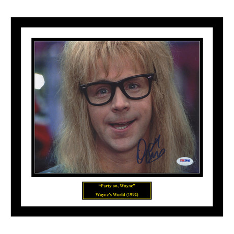 Wayne's World Garth // Signed By Dana Carvey