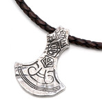 Berserker Axe Blade Necklace (19")