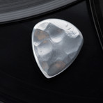 Antique Aluminum Guitar Pick