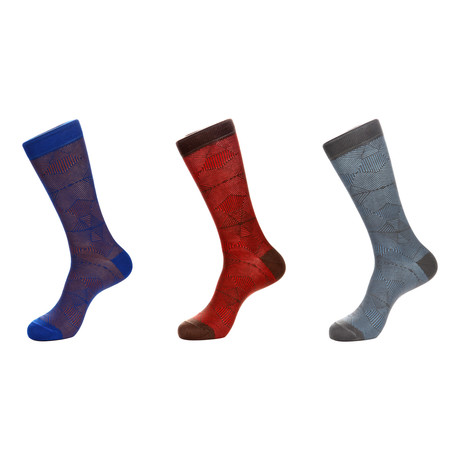 Dress Socks // Angular // Pack of 3