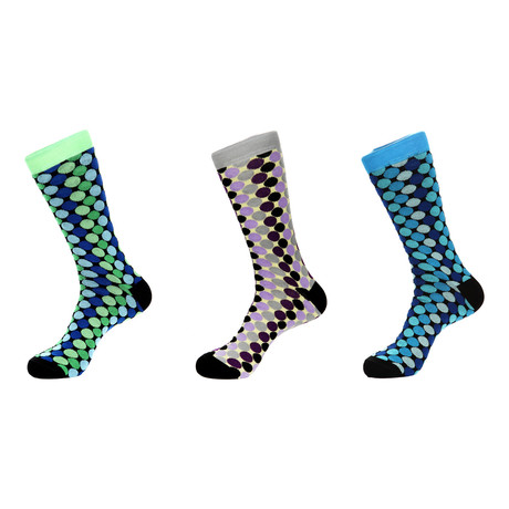 Dress Socks // Super Spots // Pack of 3