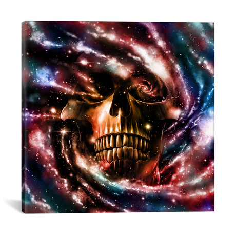 Space Skull II (18"W x 18"H x 0.75"D)