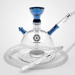 Narshisha // Modern Acrylic Hookah + Bluetooth LED // Blue