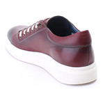 Leather Lace-Up Sneaker // Bordeaux (Euro: 41)