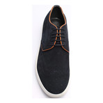 Suede Lace-Up Wingtip Derby Sneaker // Dark Blue (Euro: 43)