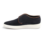 Suede Lace-Up Wingtip Derby Sneaker // Dark Blue (Euro: 40)