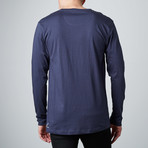 Douglas Long-Sleeve Crew Neck // Navy (2XL)