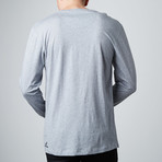 Douglas Long-Sleeve Crew Neck // Light Heather (3XL)