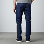 Alpha 5-Pocket Straight-Slim Jeans // Indigo (36WX34L)