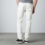 Alpha 5-Pocket Straight-Slim Pants  // Off White (34WX33L)