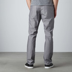 Alpha 5-Pocket Textured Straight-Slim Pants  // Light Grey (44WX34L)