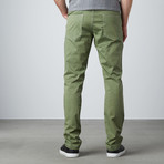 Alpha 5-Pocket Straight-Slim Pants  // Olive (40WX34L)