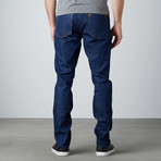 Becker 5-Pocket Straight-Slim Jeans // Blue (32WX32L)