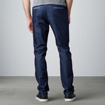 Kirk 5-Pocket Straight-Slim Jeans // Blue (32WX32L)