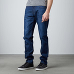 Kobe 5-Pocket Straight-Slim Jeans // Blue (38WX34L)