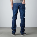 Kobe 5-Pocket Straight-Slim Jeans // Blue (38WX34L)