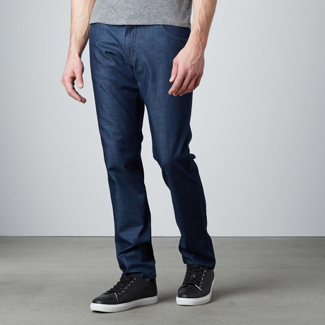 Lex 5-Pocket Straight-Slim Jeans // Indigo (32WX32L)