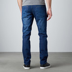 Pablo 5-Pocket Straight-Slim Faded Jeans // Blue (40WX34L)