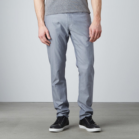 Pablo 5-Pocket Straight-Slim Pants // Light Grey (32WX32L)