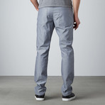 Pablo 5-Pocket Straight-Slim Pants // Light Grey (32WX32L)