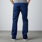 Pablo 5-Pocket Straight-Slim Faded Pants // Blue (36WX34L)