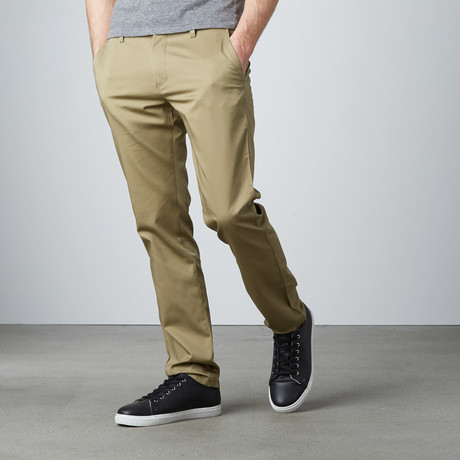 Paul Straight-Slim Chinos // Khaki (32WX32L)