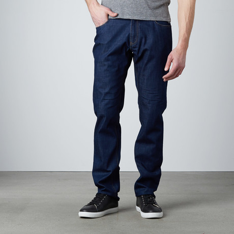 Rudy 5-Pocket Straight-Slim Jeans // Blue (32WX32L)