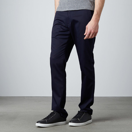 Paul Straight-Slim Chinos // Navy (32WX32L)