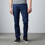 Sam 5-Pocket Straight-Slim Jeans // Blue (34WX33L)