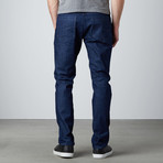 Sam 5-Pocket Straight-Slim Jeans // Blue (34WX33L)