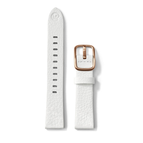 Leather Watchstrap // White (16mm)